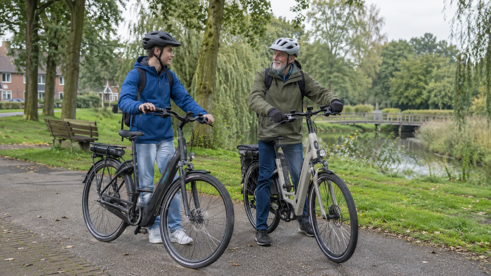 Geschikte leeftijd voor een elektrische fiets
