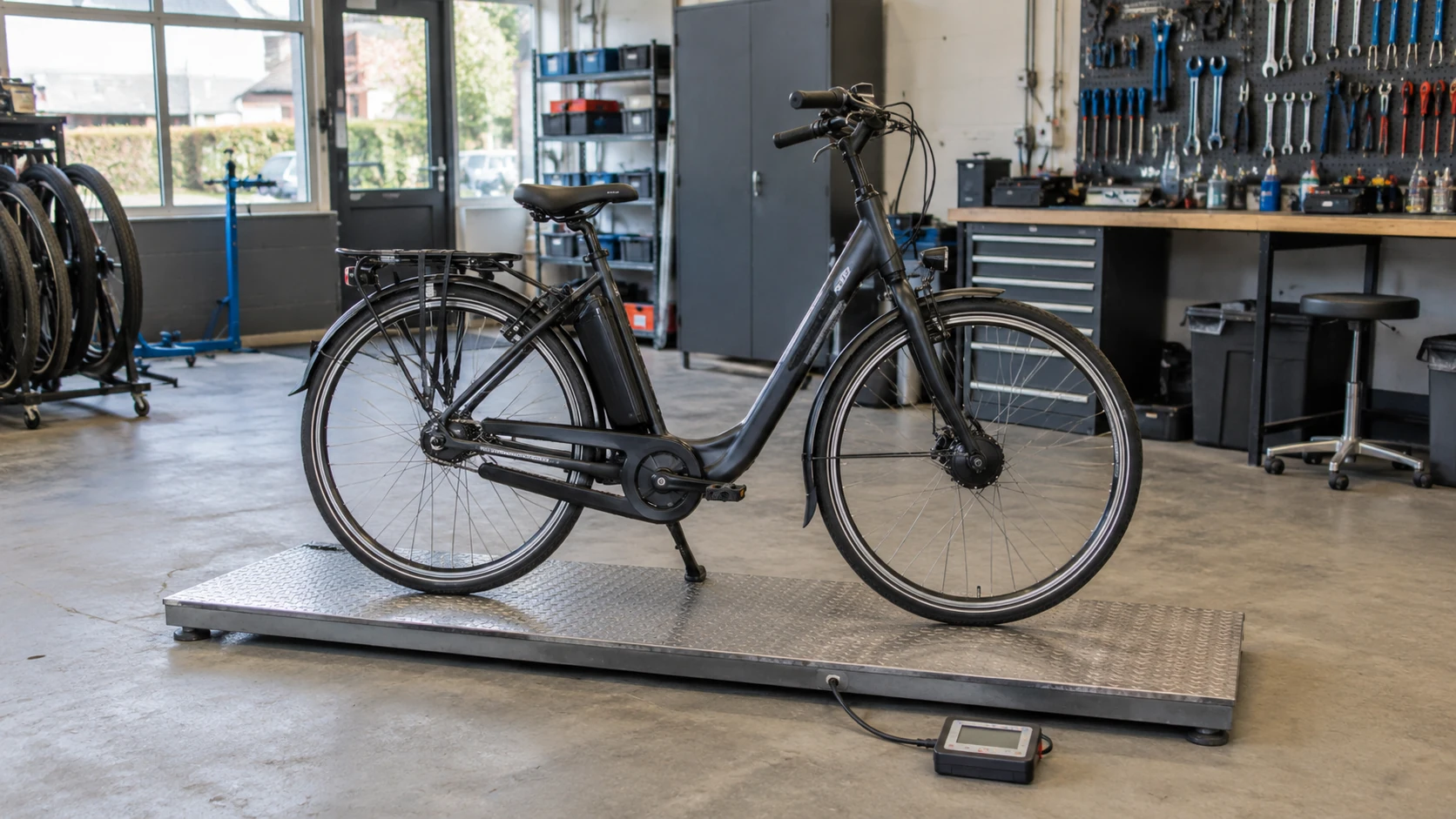 Het gewicht van een elektrische fiets