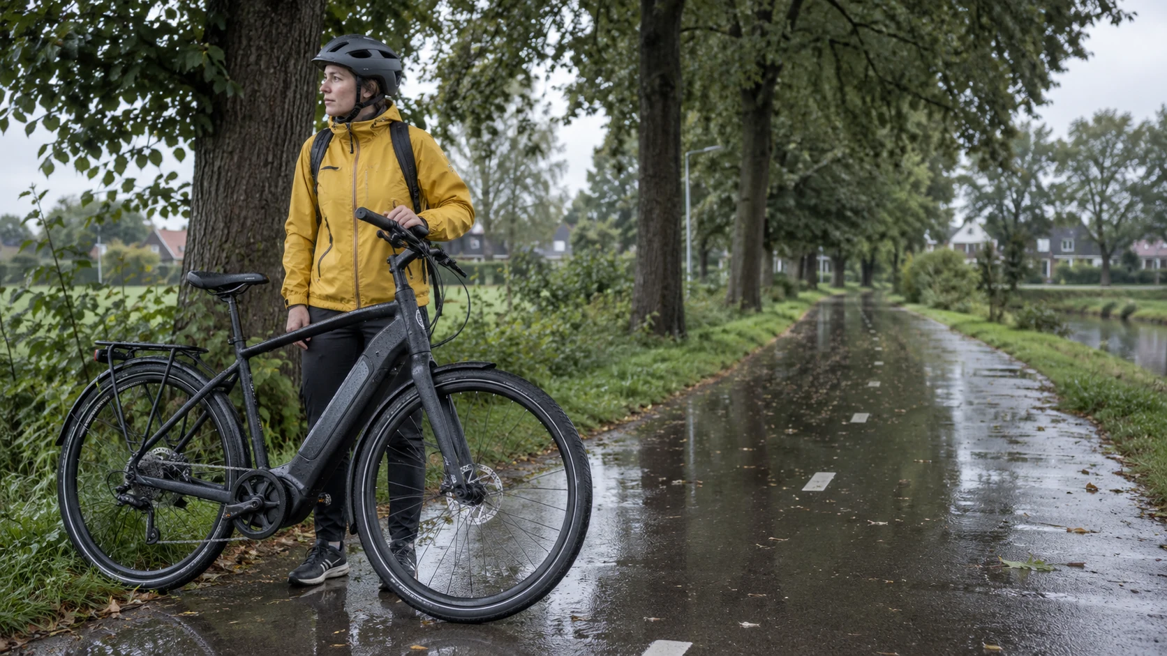 Veilig fietsen in de regen