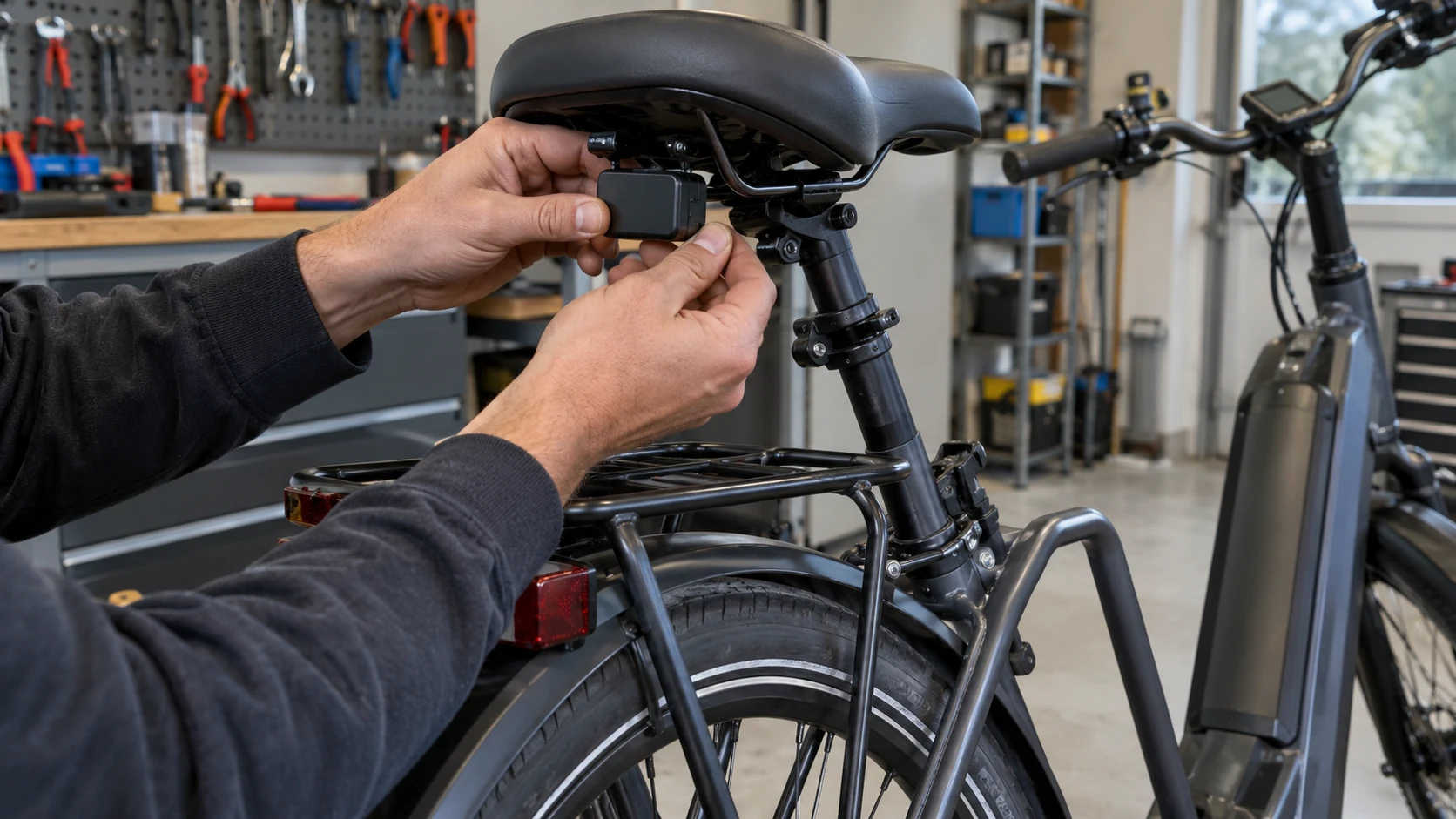 Een gps-tracker op je elektrische fiets