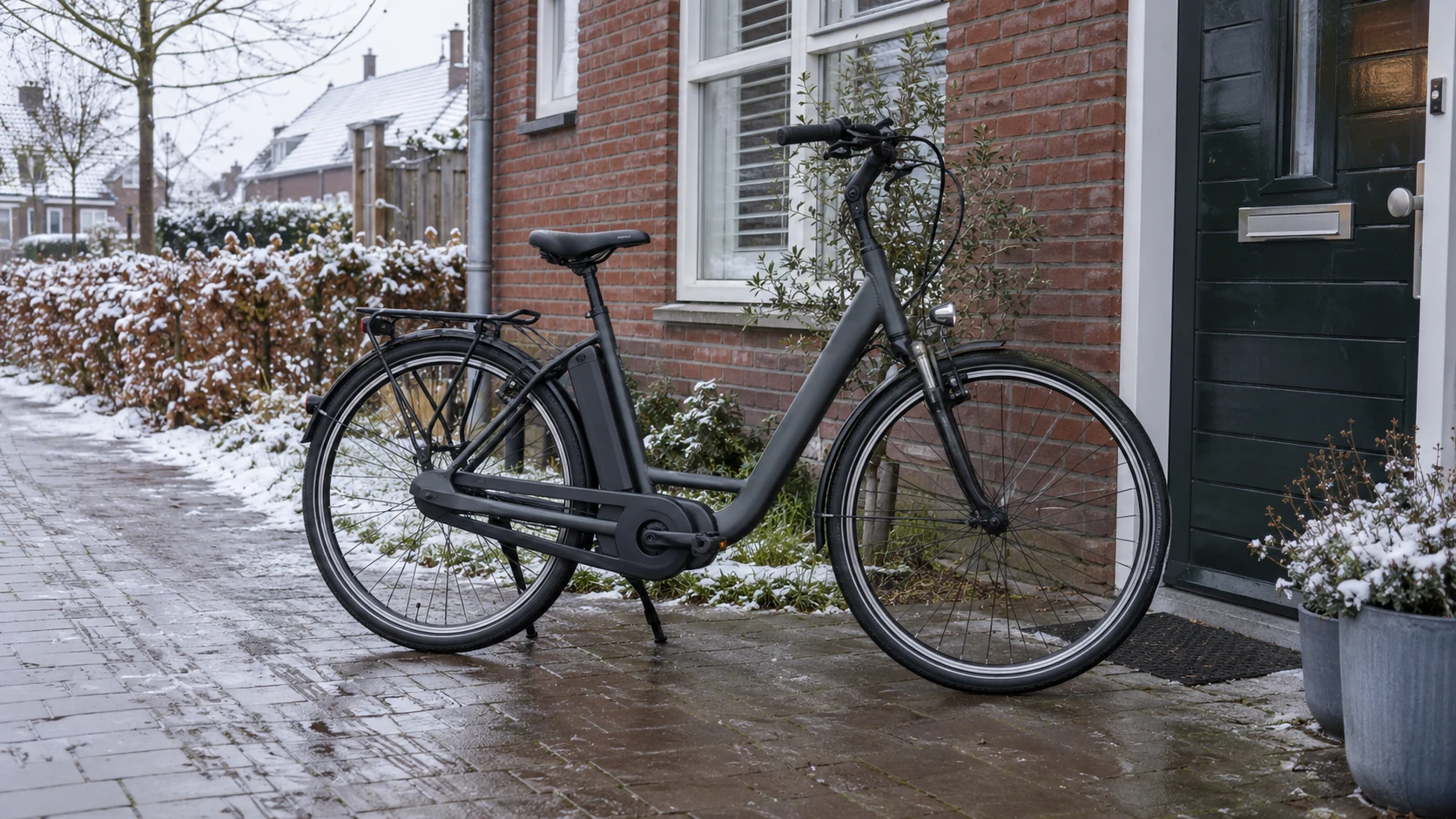 Veilig elektrisch fietsen in de sneeuw