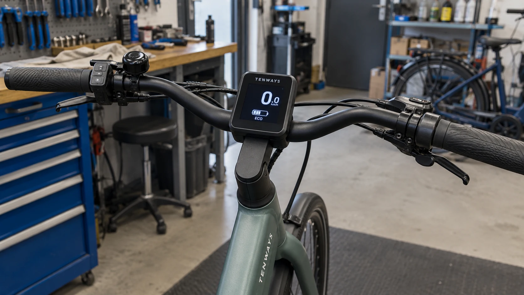 Je Tenways elektrische fiets opvoeren
