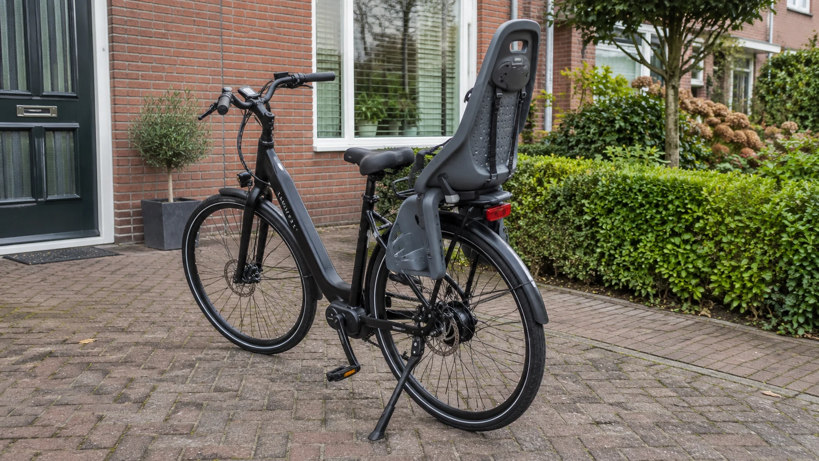 Met een Tenways en kinderzitje rijden